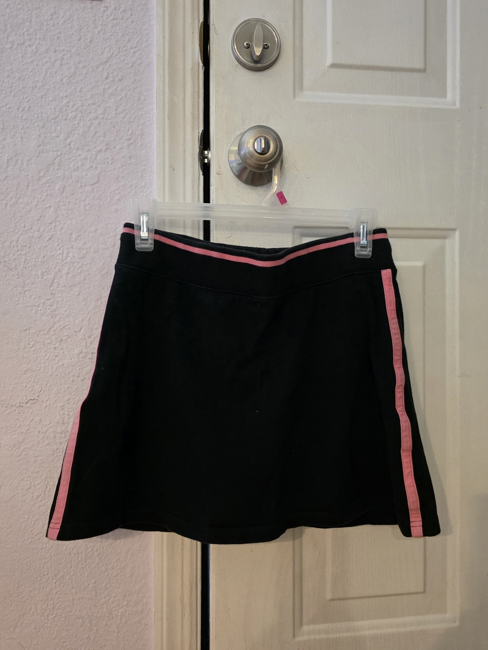 Tek Gear Small Black Skort with Pink Stripe - Women's A-Line Skirt/short